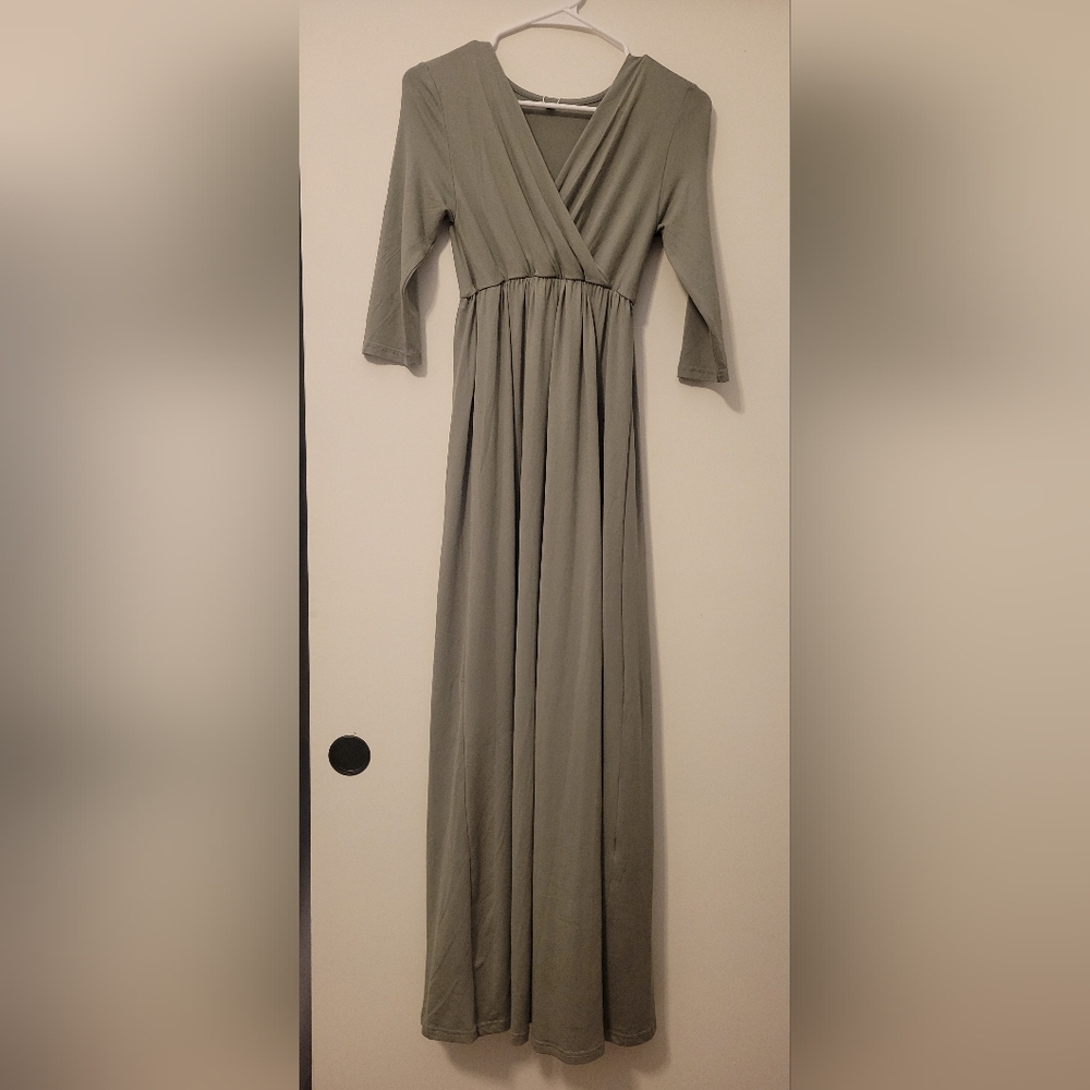Maternity dress - Sage - Size S